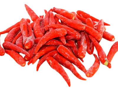 Ớt đông lạnh nguyên quả