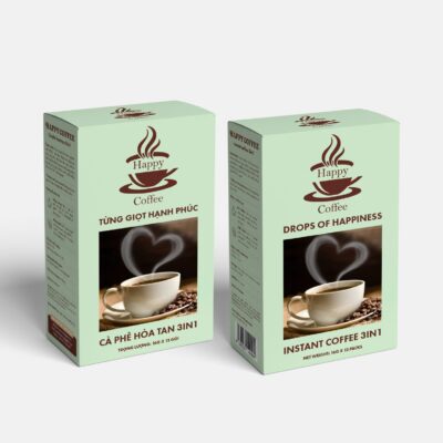 Cà phê 3in1 Happy Coffee (xanh)