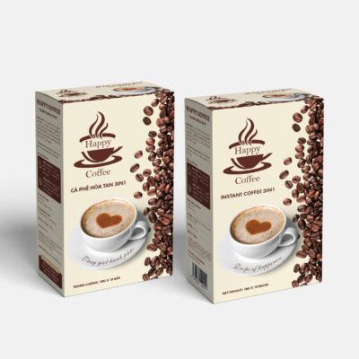 Cà phê 3in1 Happy Coffee (Trắng)